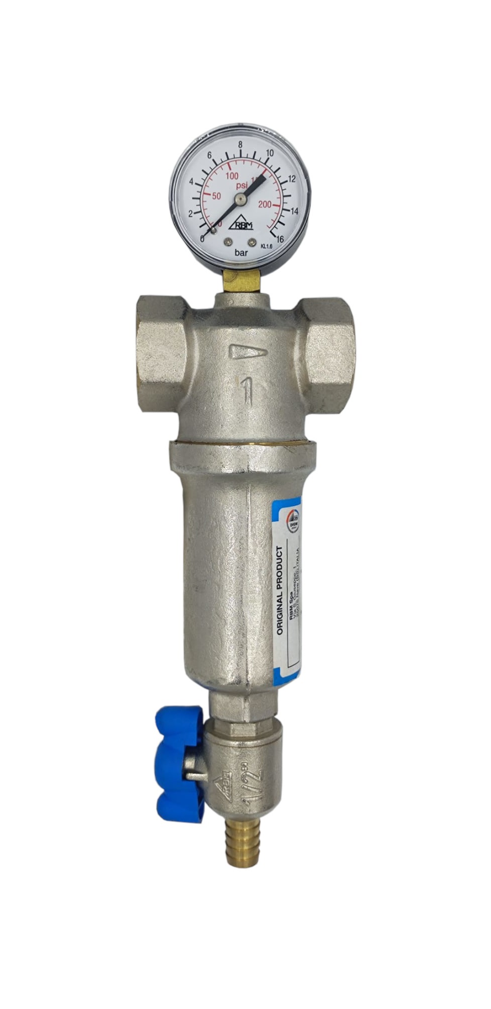 Samočistiaci Filter S Manometrom 1 Palec Rbm