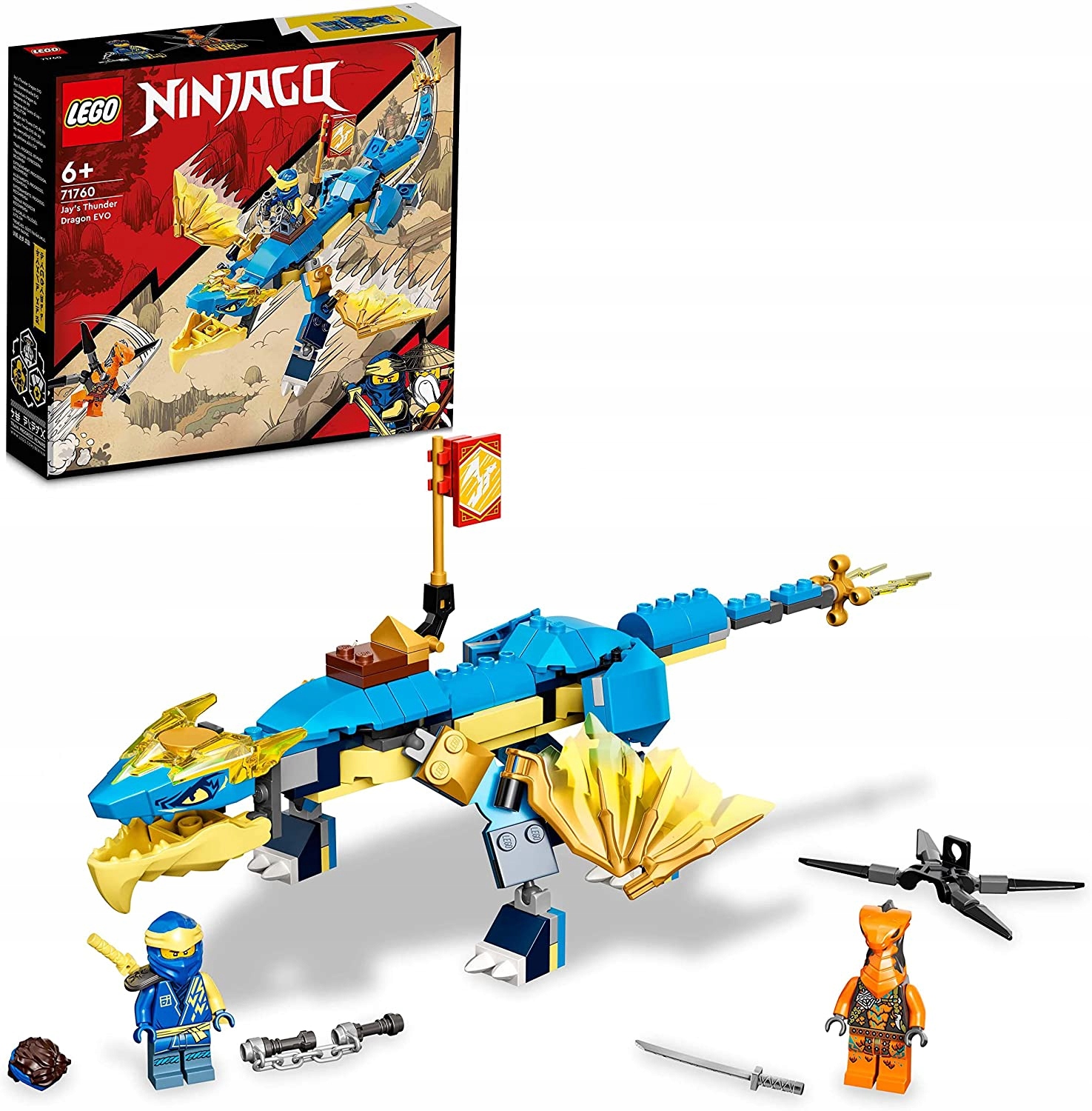 

Lego Ninjago 71760 Smok gromu Jaya Evo