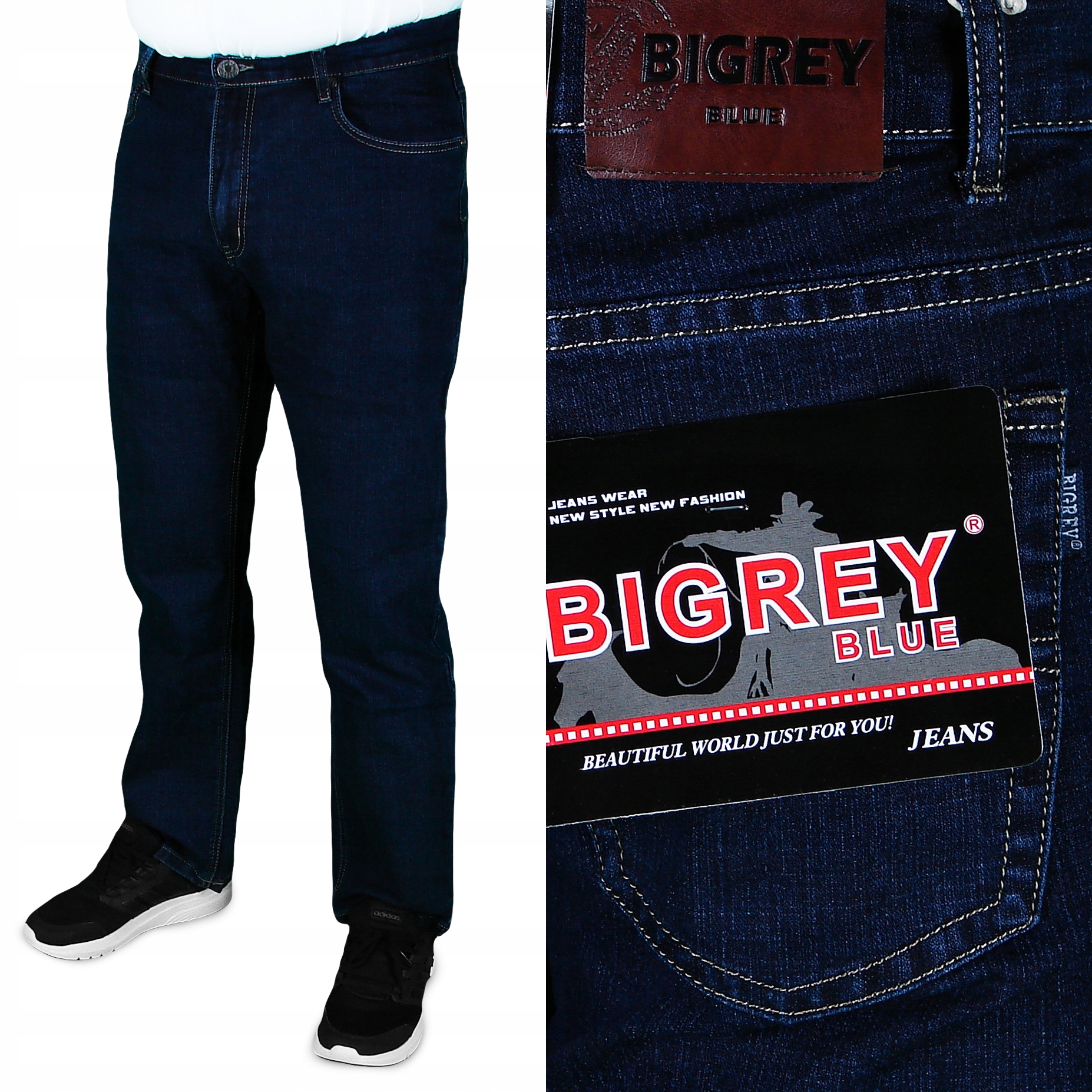 

Spodnie Męskie Jeansowe Bigrey W44 L30 W116-118 cm