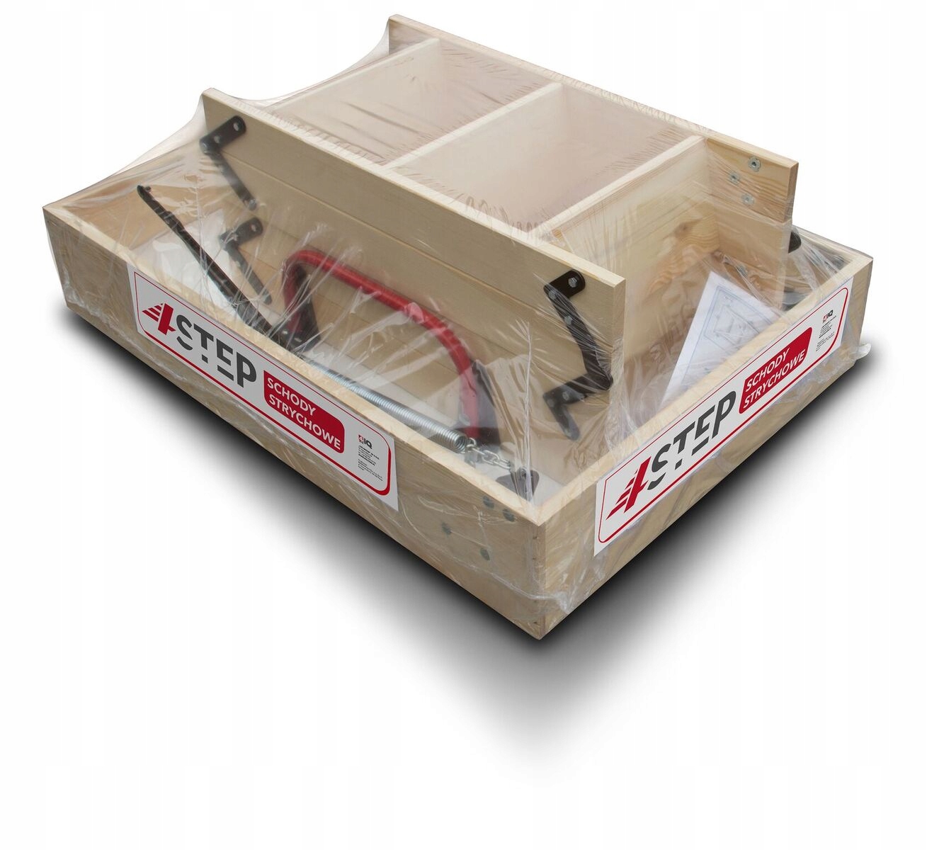 Schody Strychowe EXTREME 76mm 100x70 0,55 W/m2K H275cm WYŁAZ Wkręty GRATIS Materiał dominujący drewno