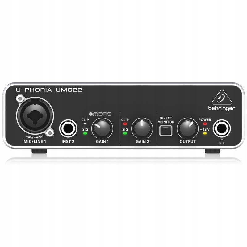 Interfejs Audio Behringer USB UMC22
