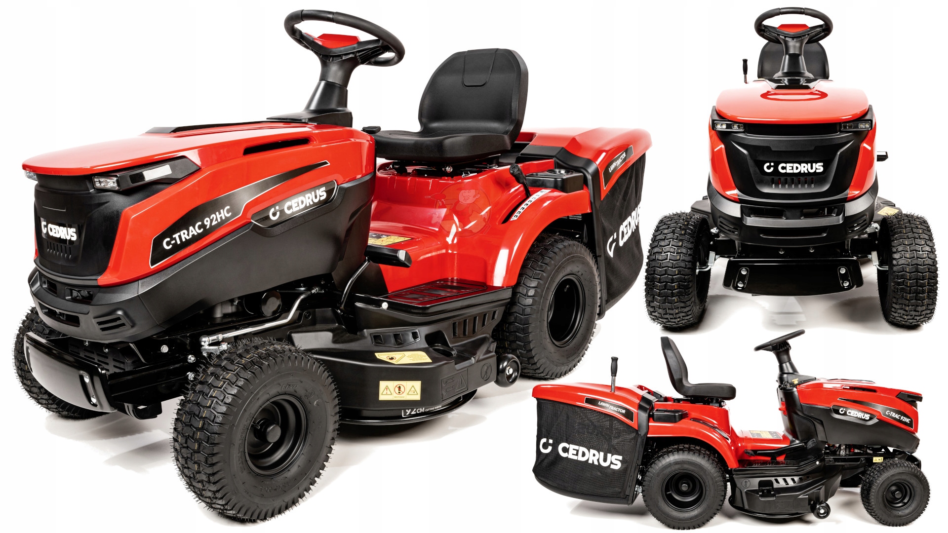C-TRAC-92HC Cedrus Spalinowy traktorek kosiarka samojezdna 92cm Loncin 16KM