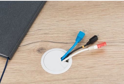 STRONG Przepust meblowy, na kable 60 SREBRNY Marka Strong