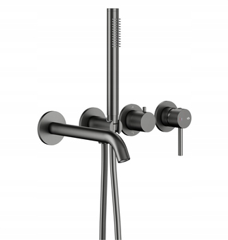 Kfa Podomietková Vaňová Súprava S 3-OTVOROVOU Batériou Moza, Gun Metal Grey Pvd