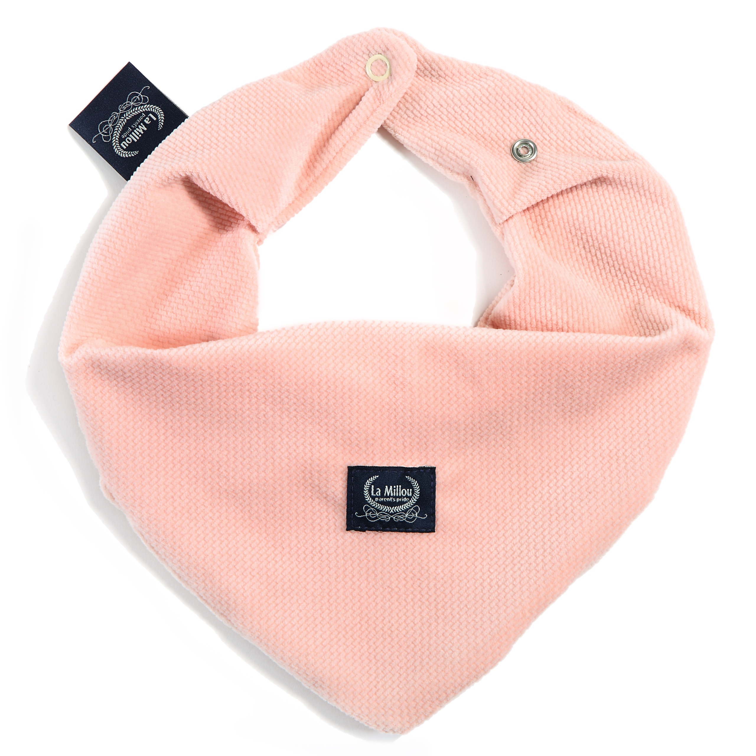 

La Millou Velvet Apaszka Powder Pink pod szyję