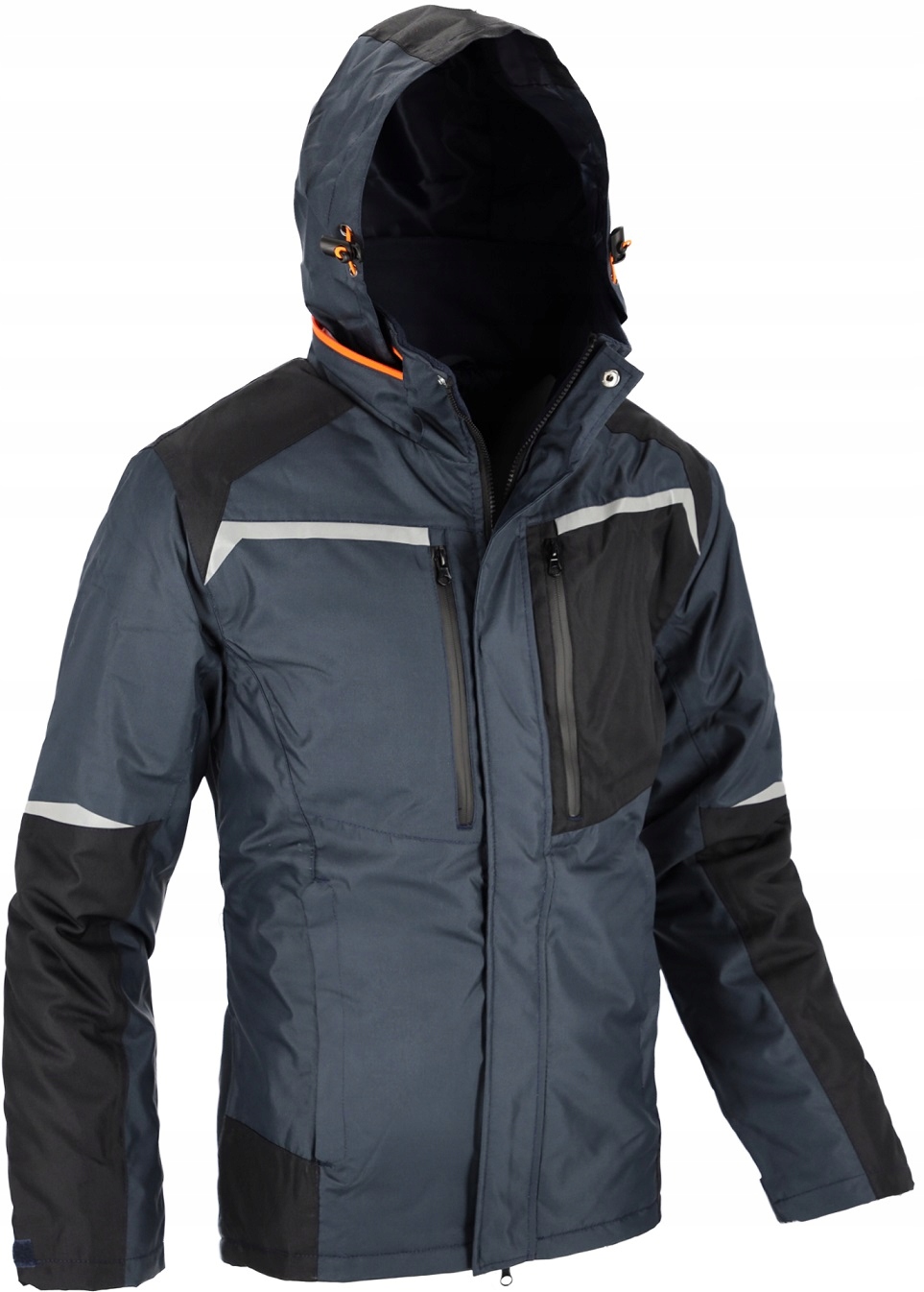 Zimní pánská Zateplená Voděodolná pracovní bunda s kapucí vel.