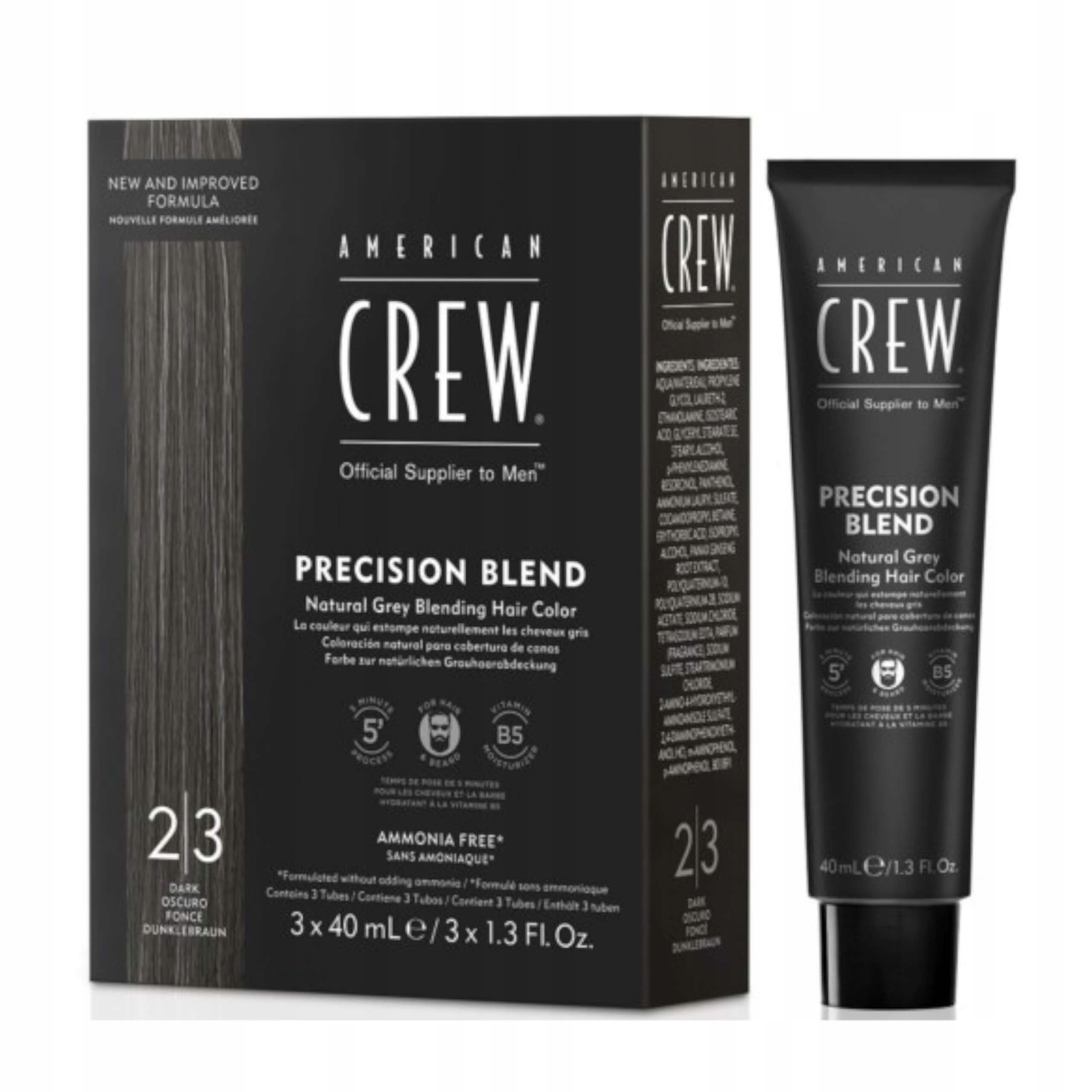 American Crew odsiwiacz do włosów 23 3x40 ml Dark 12988236568 Allegro.pl