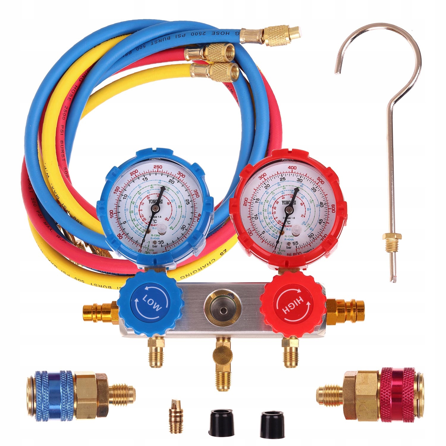 Tester napełniania Klimatyzacji z szybkozłączami Miernik Napełniania