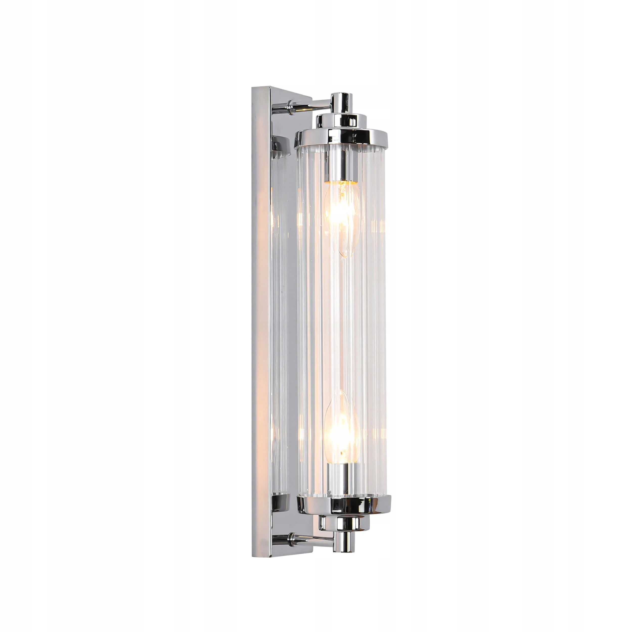 Dekoratívne nástenné svietidlo chróm podlhovasté vintage retro Light Prestige