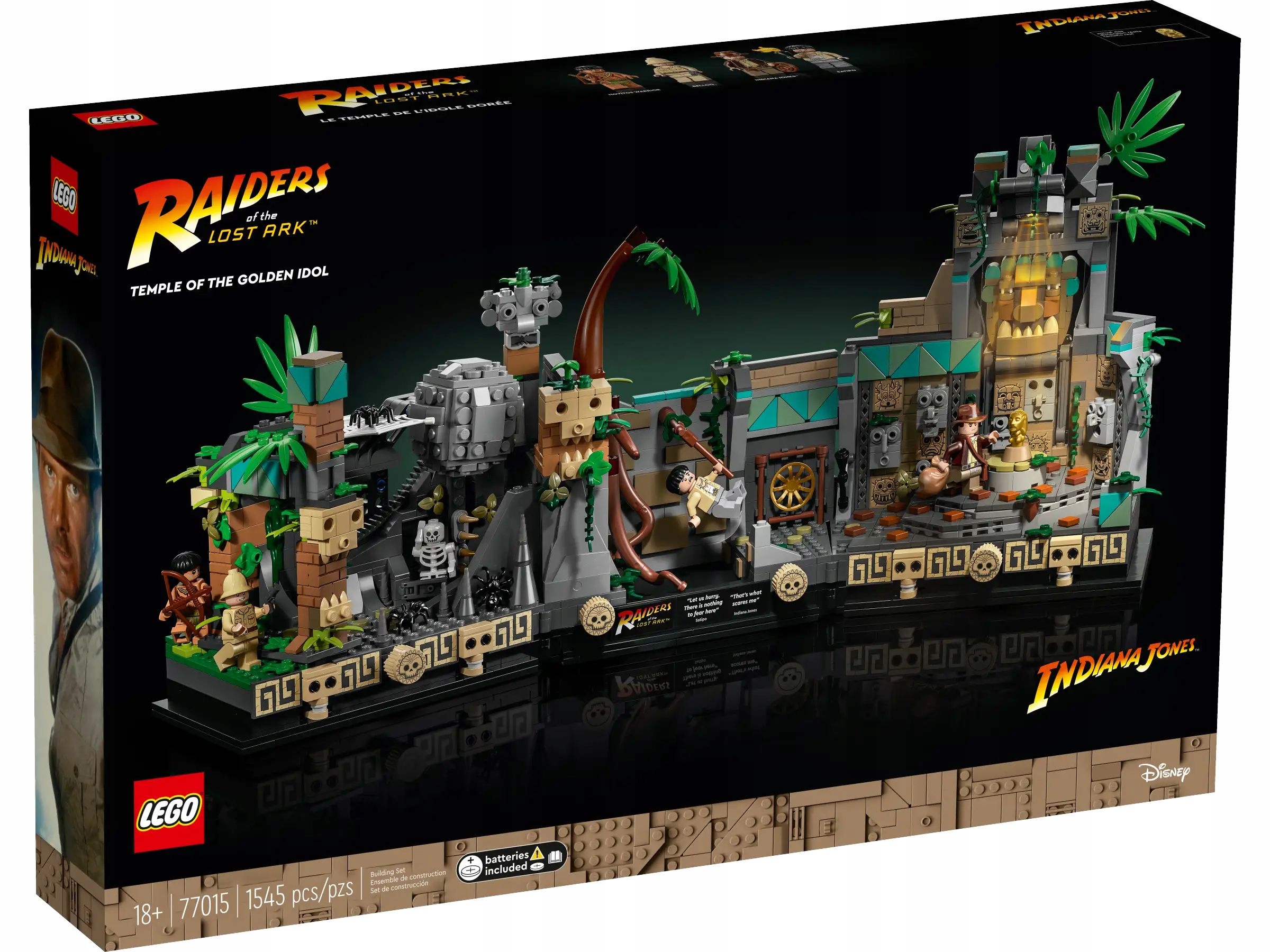 Lego Indiana Jones Świątynia złotego posążka 77015 Outlet Opis
