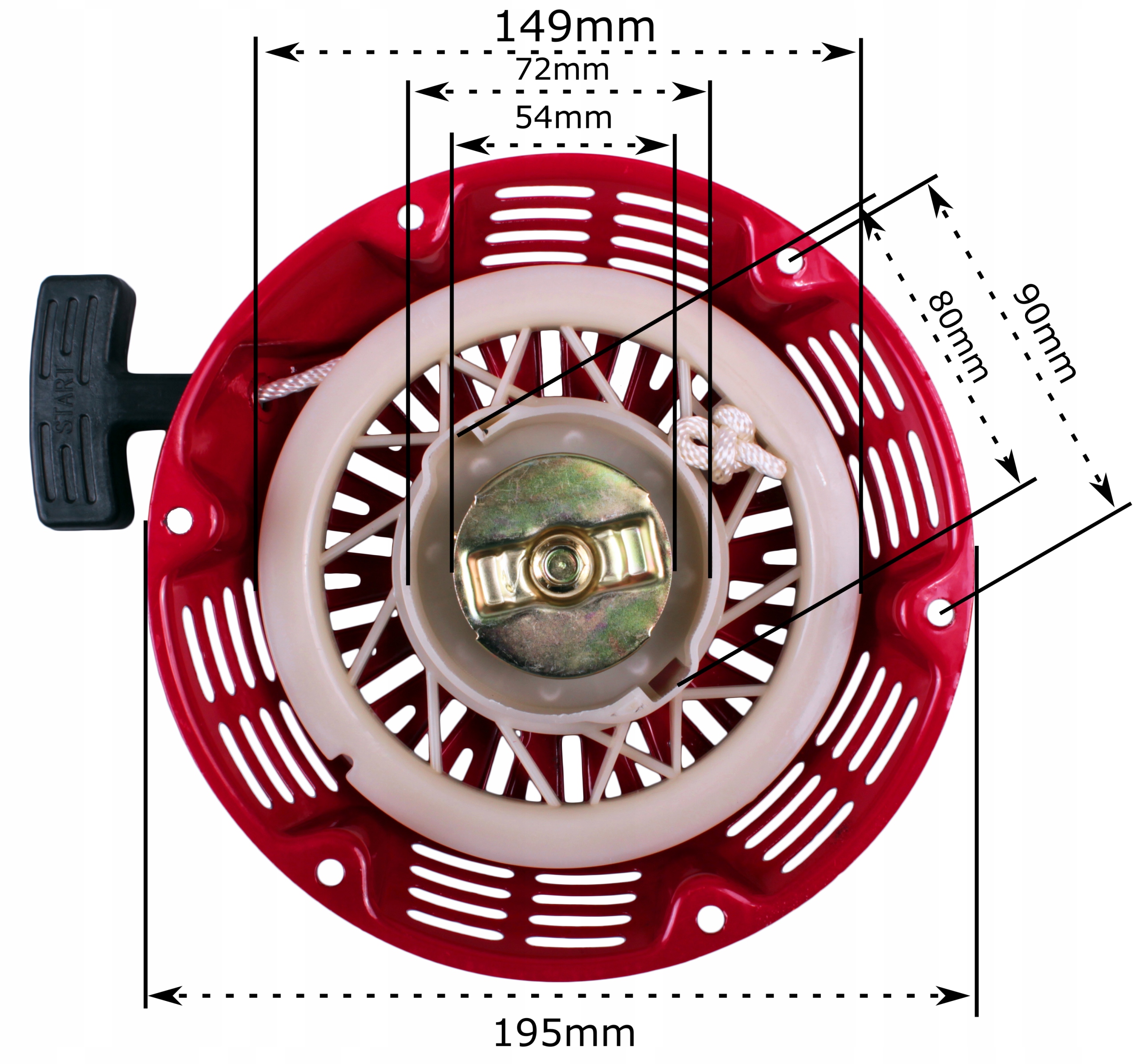 

Rozrusznik starter szarpak ręczny Gx 270 GX270