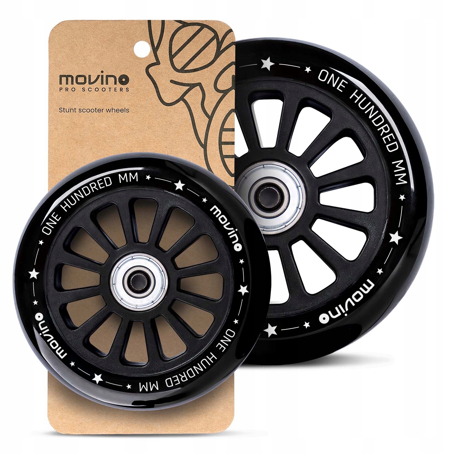 Kółka 100 mm do hulajnogi wyczynowej MOVINO
