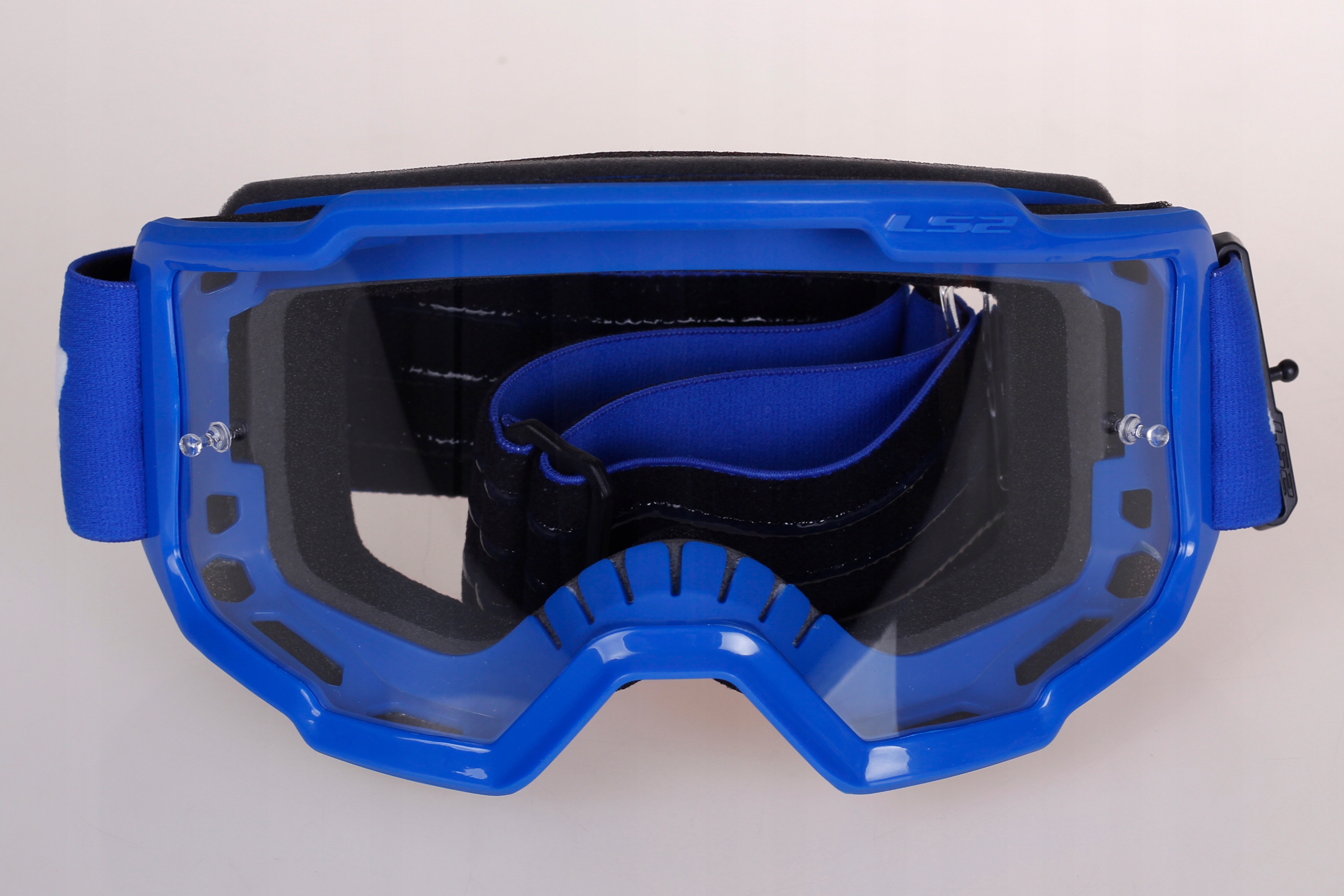 GOGLE CROSS ENDURO MOTOCROSS ATV LS2 CHARGER BLUE niebieskie Producent LS2