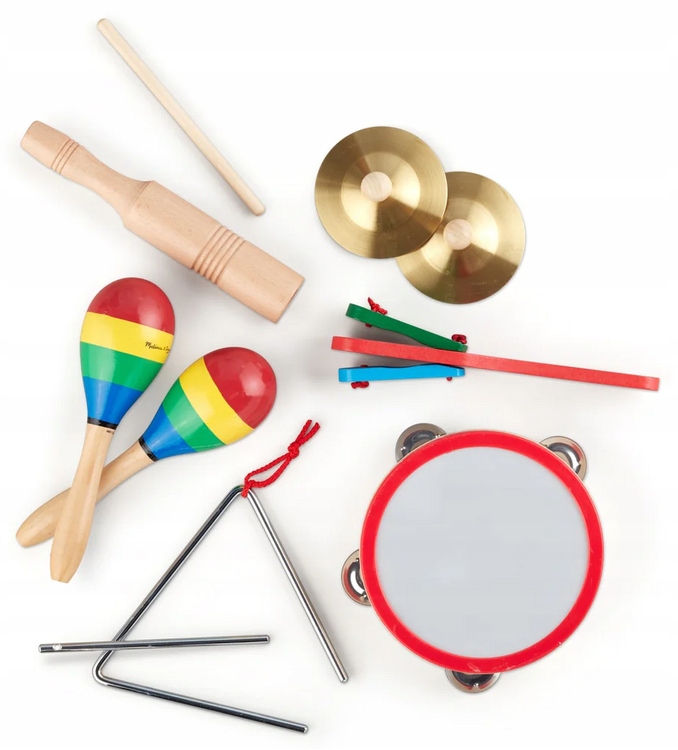 Instrumenty Muzyczne Rozwijają Słuch Poczucie Rytmu 10488 Melissa and Doug EAN (GTIN) 000772104883