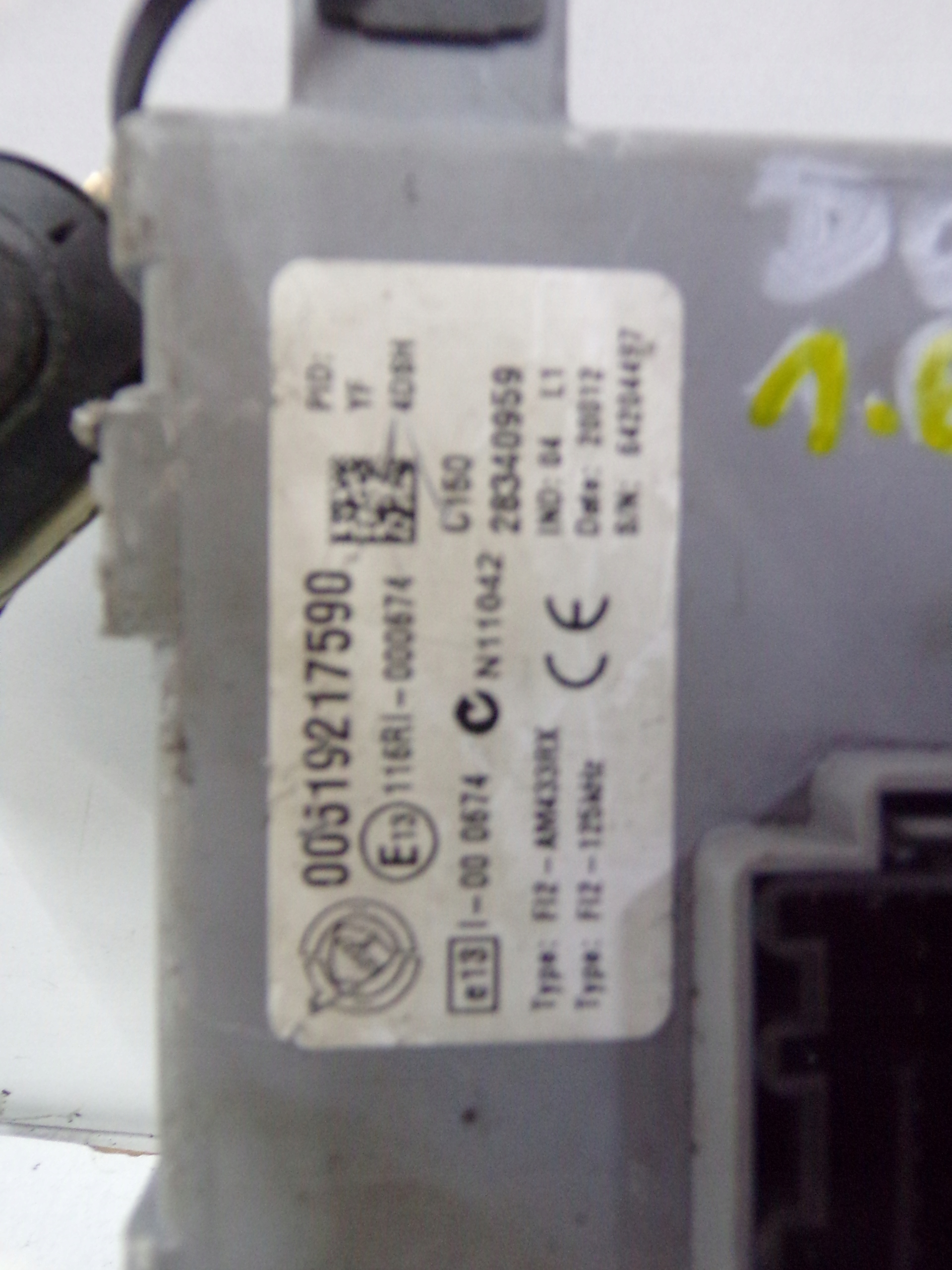 MODUŁ BODY BSI FIAT 00519217590 Producent części Fiat OE