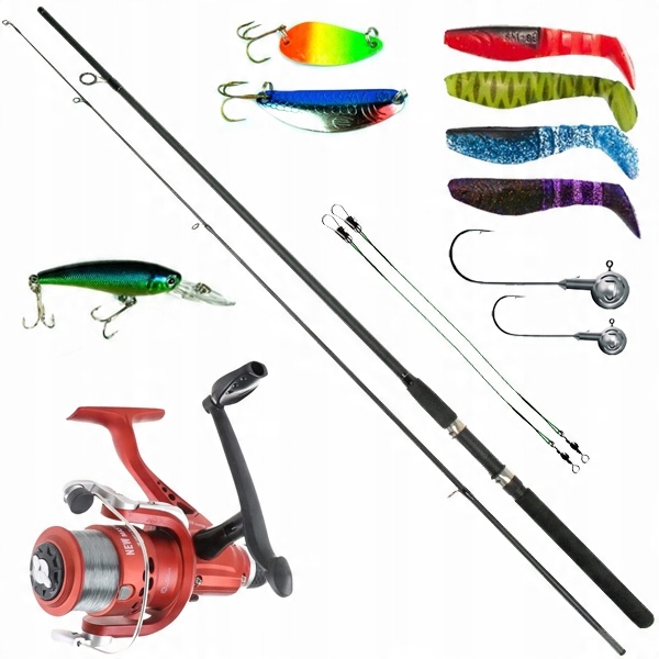 

Zestaw Spinning Wędka 2,4m kołowrotek rippery Z15