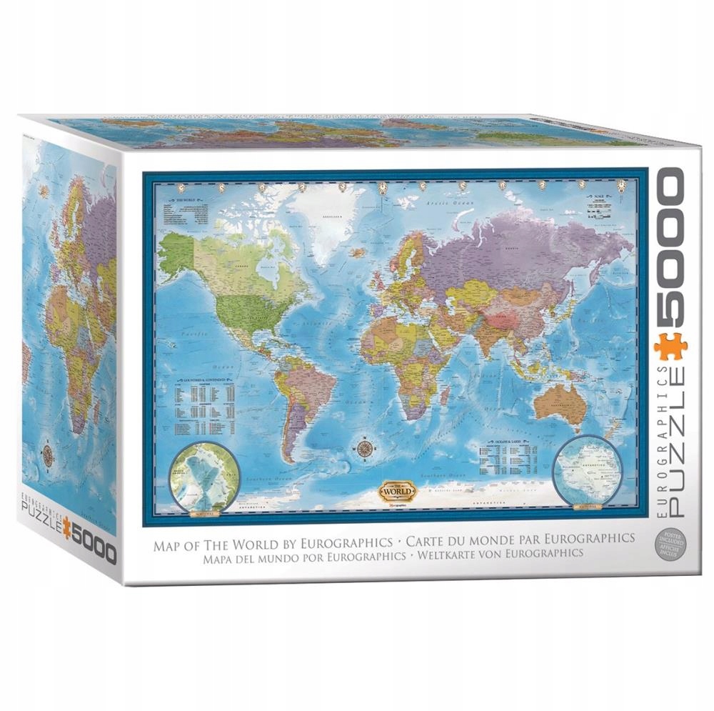 Puzzle 5000 World Map 8520-5890