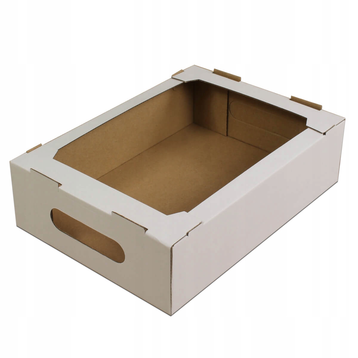 

Tacka na ciasto 290x205x80 mm 30 szt. biała