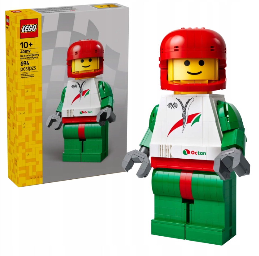 Lego Minifigures 40819 Velká minifigurka závodníka