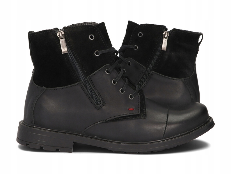 TRZEWIKI MĘSKIE BUTY OCIEPLANE SKÓRA 871 CZARNY 41 Kod producenta 871k