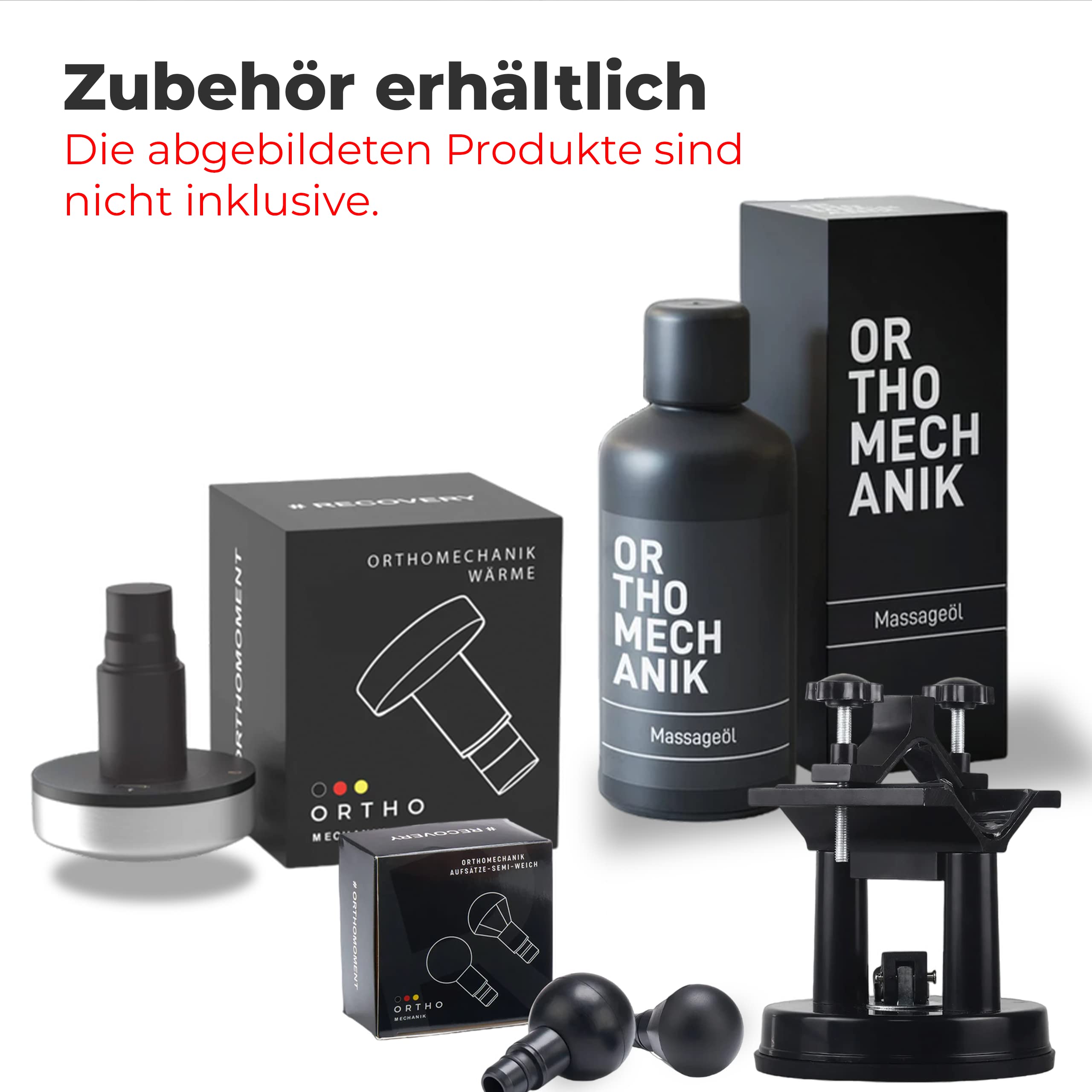 ORTHOMECHANIK 30 OrthoGun Masażer: 7 Końcówek, 160W, 5 Intensywności — miniatura 9