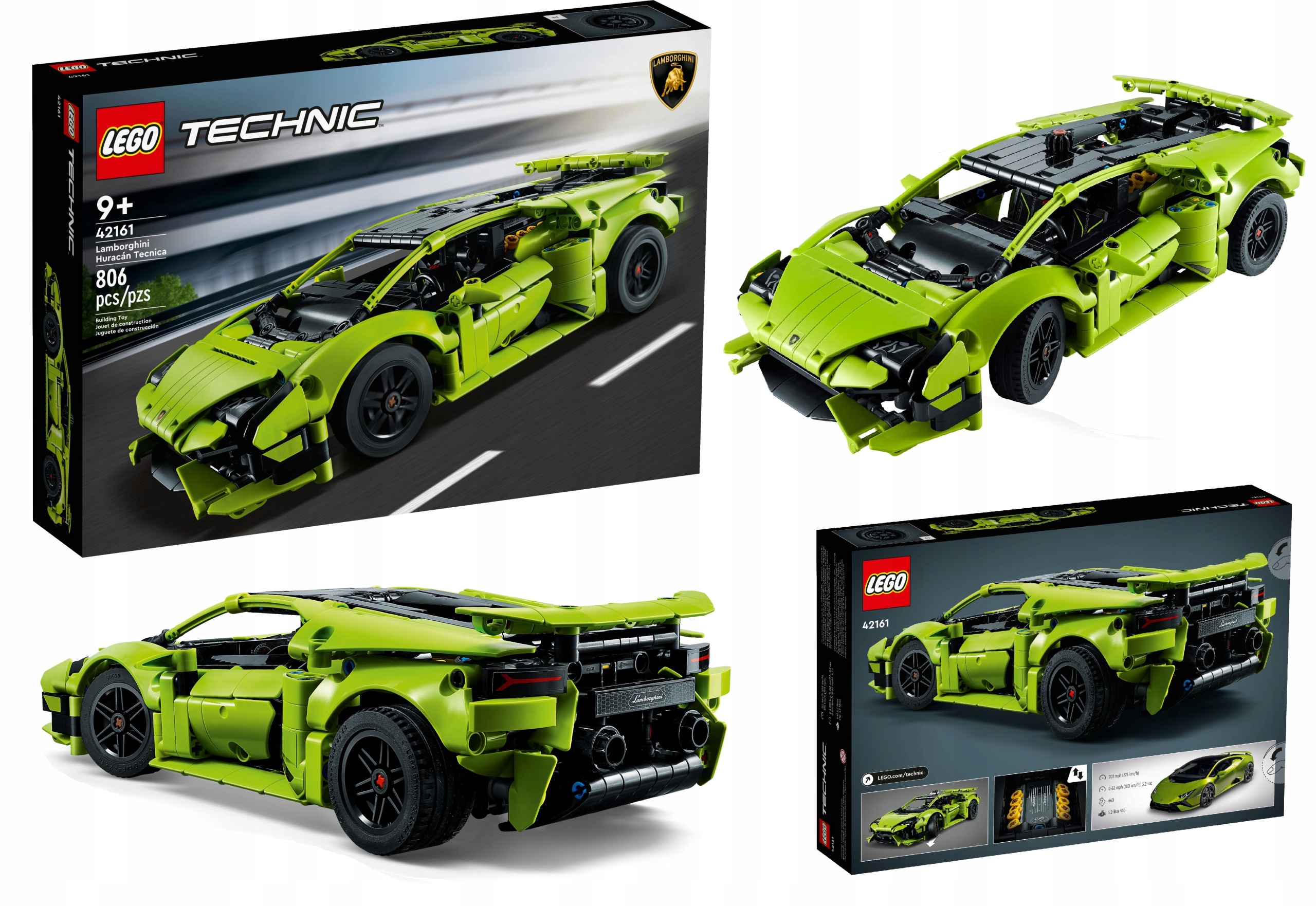 LEGO LEGO Technic 42161 Lamborghini Huracán Tecnica, Kit de Maquette de  Voiture pour Enfants Fans de Sport Automobile pas cher 