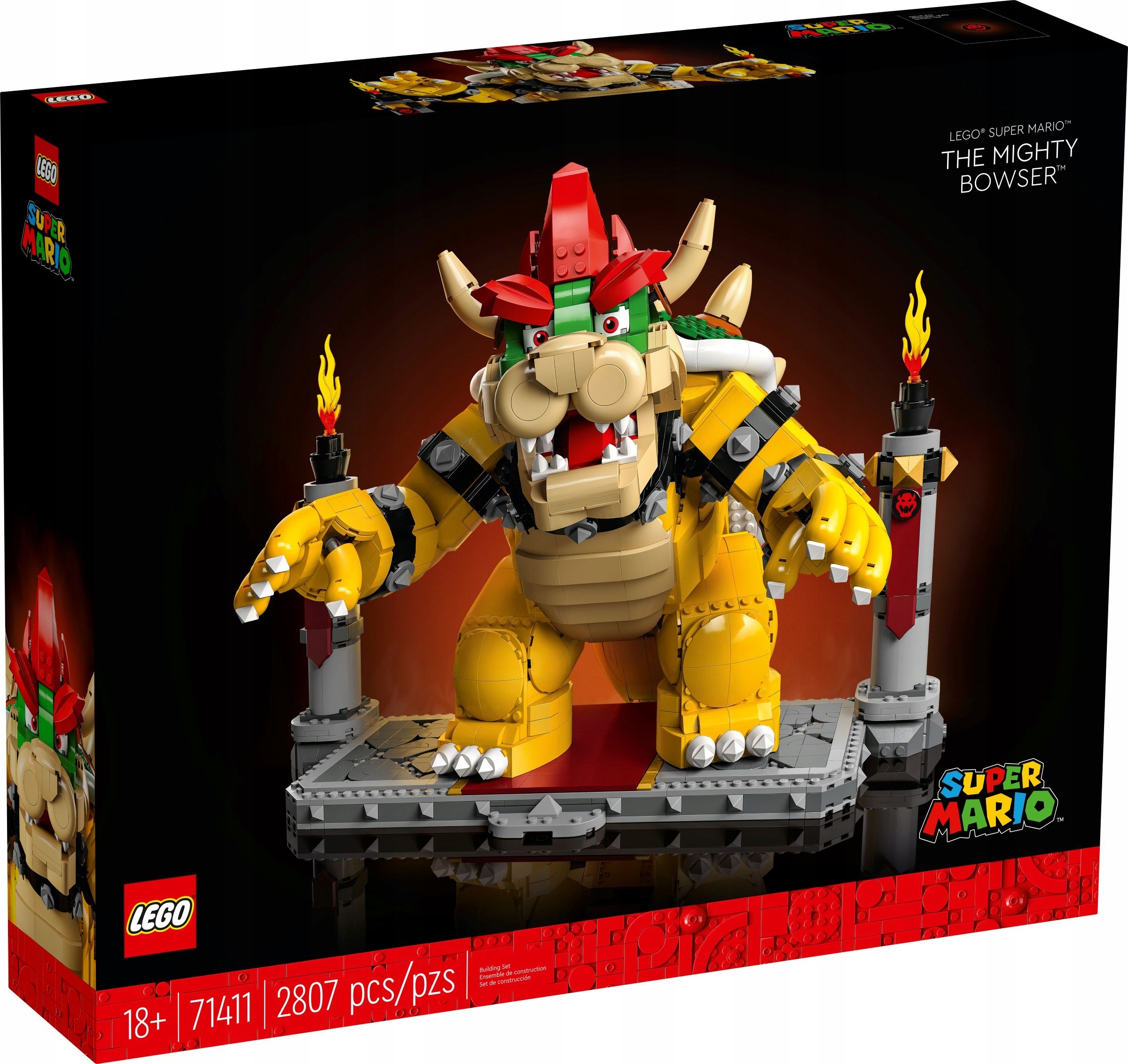 LEGO SUPER MARIO 71411 POTĘŻNY BOWSER 18+ NOWOŚĆ