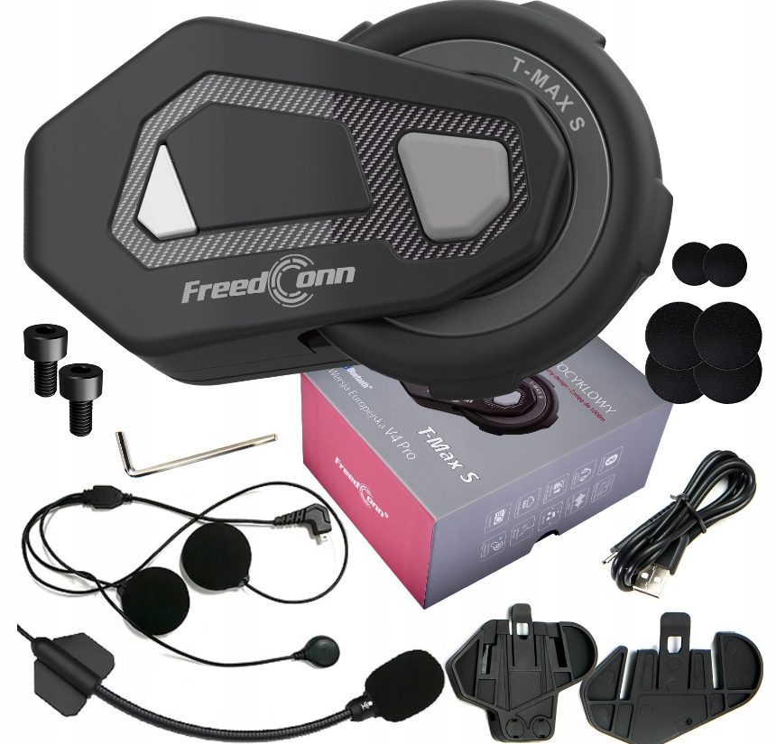 INTERKOM MOTOCYKLOWY FREEDCONN T-MAX S V4 PRO PL
