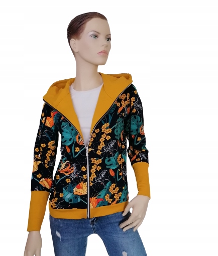 Bluza rozpinana RETRO FLOWERS