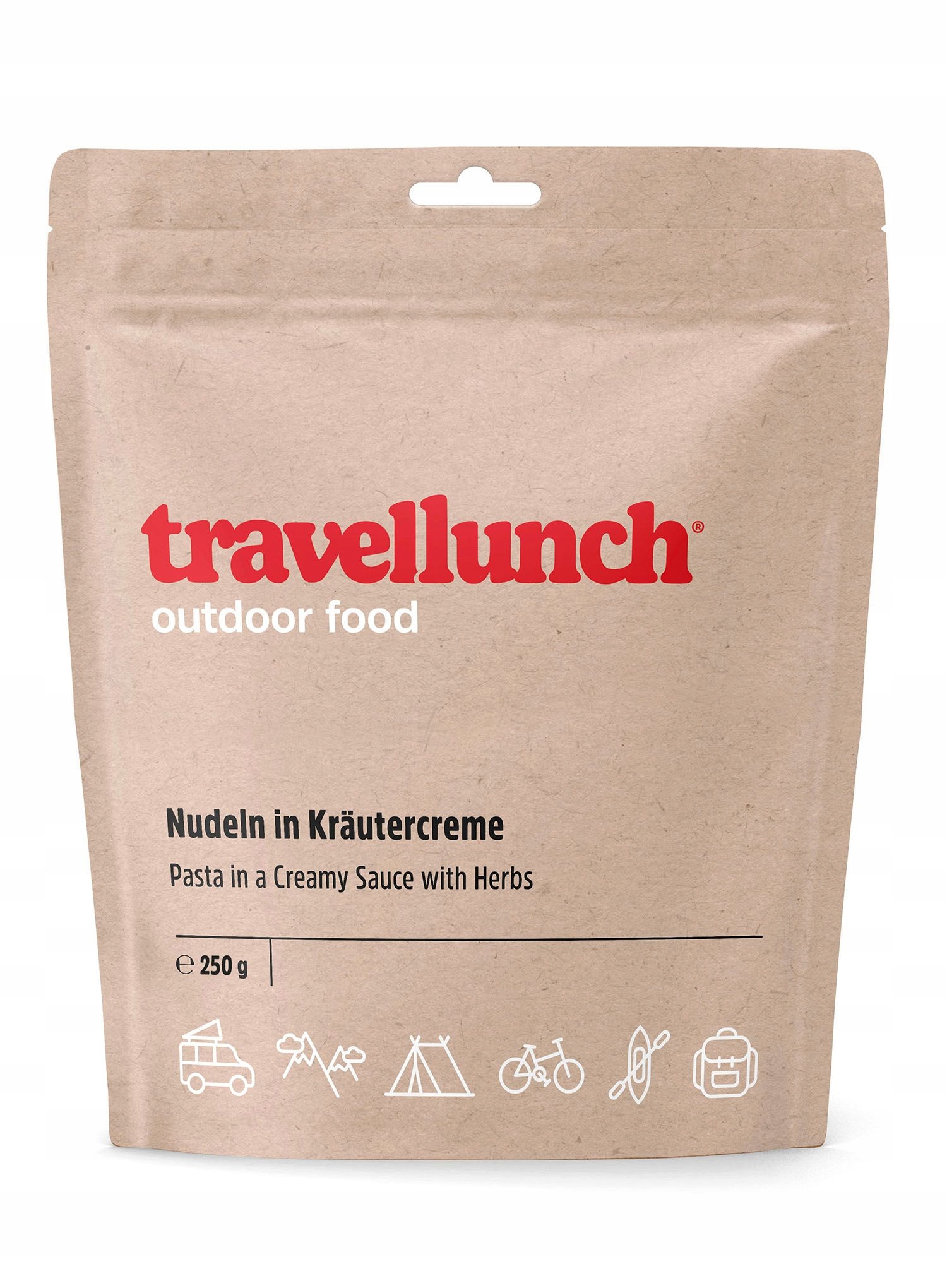 Liofilizat Travellunch Makaron w sosie śmietanowym z ziołami (podwójne)