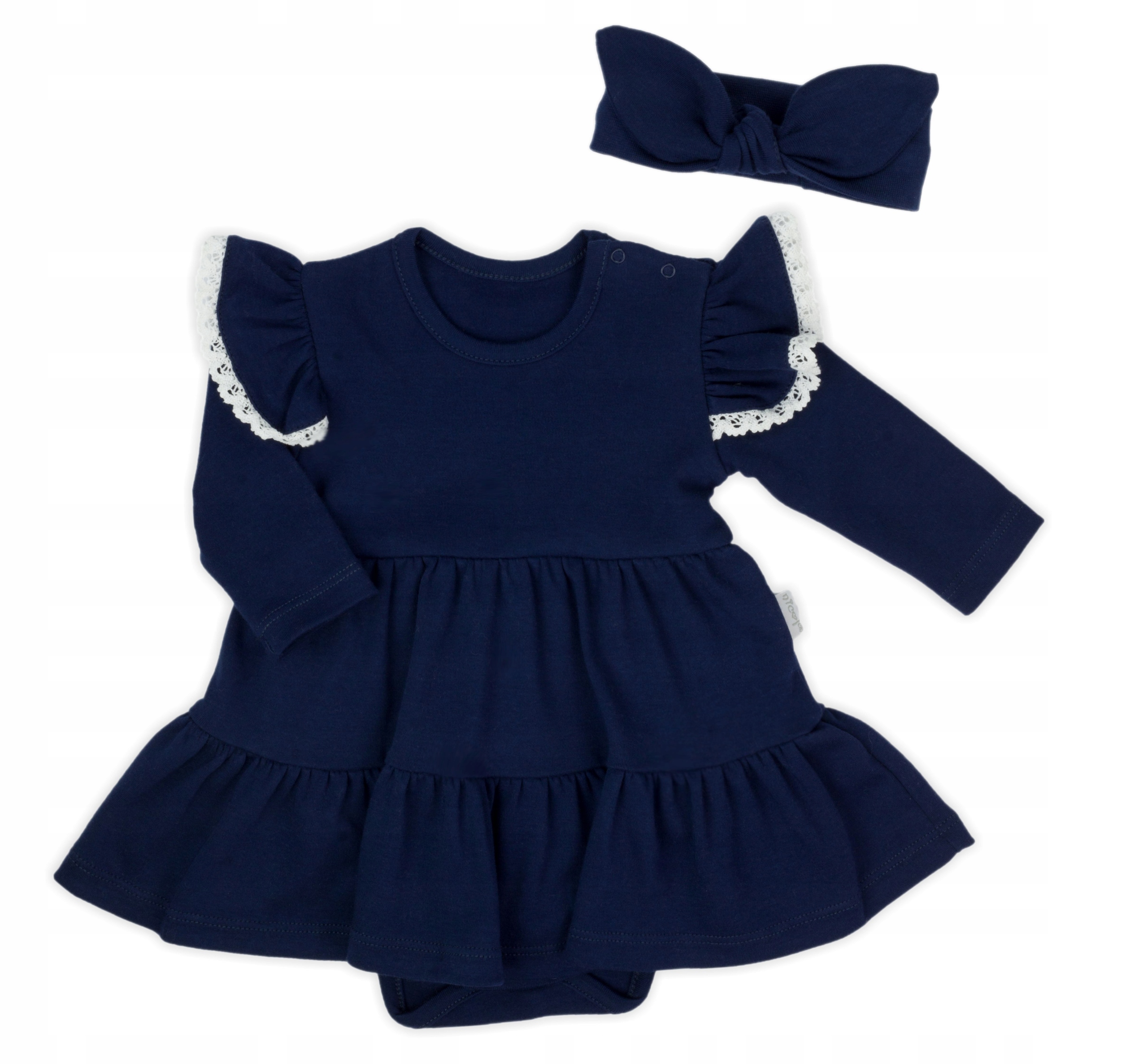 

Sukienko-body i Opaska Komplet granat 68 L66