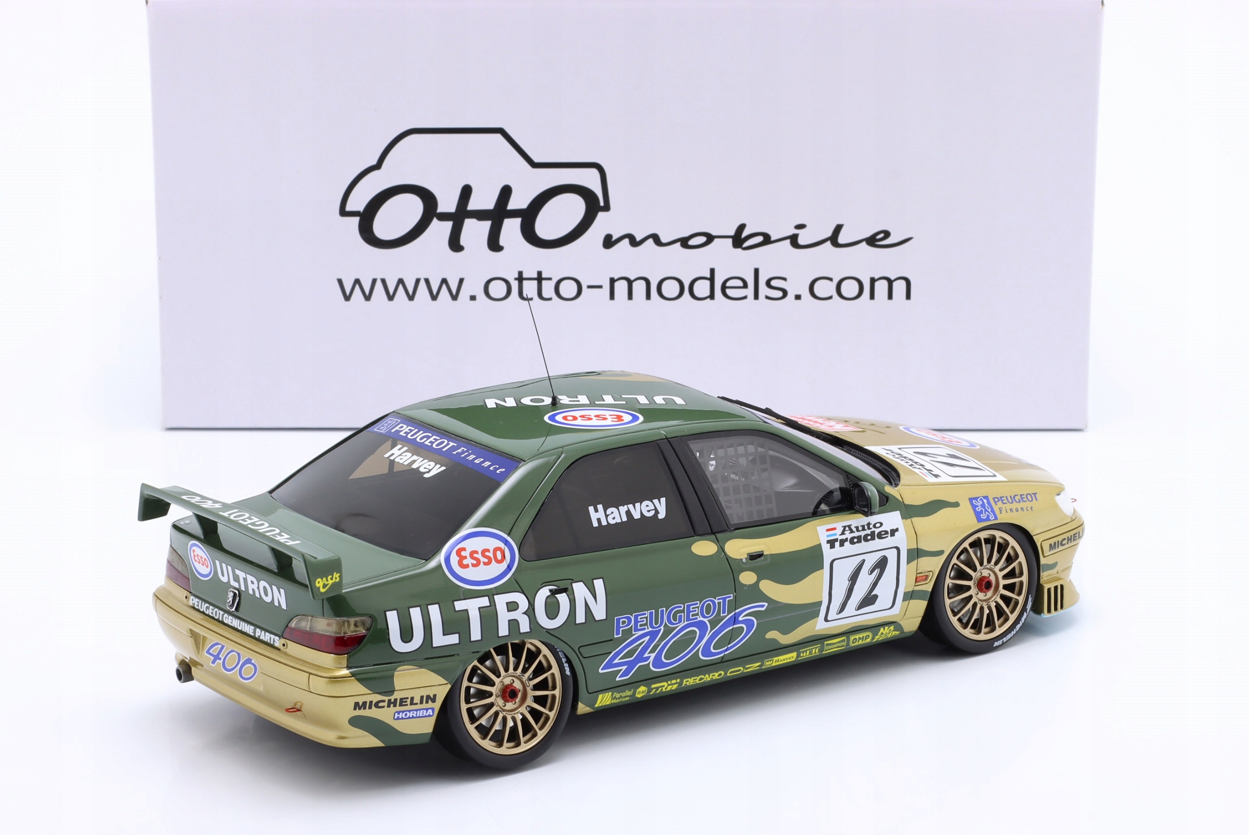 OTTO PEUGEOT 406 #12 Tim Harvey BTCC 1996 1:18 • Cena OTTO PEUGEOT 406 #12 Tim Harvey BTCC 1996 1:18 • Cena