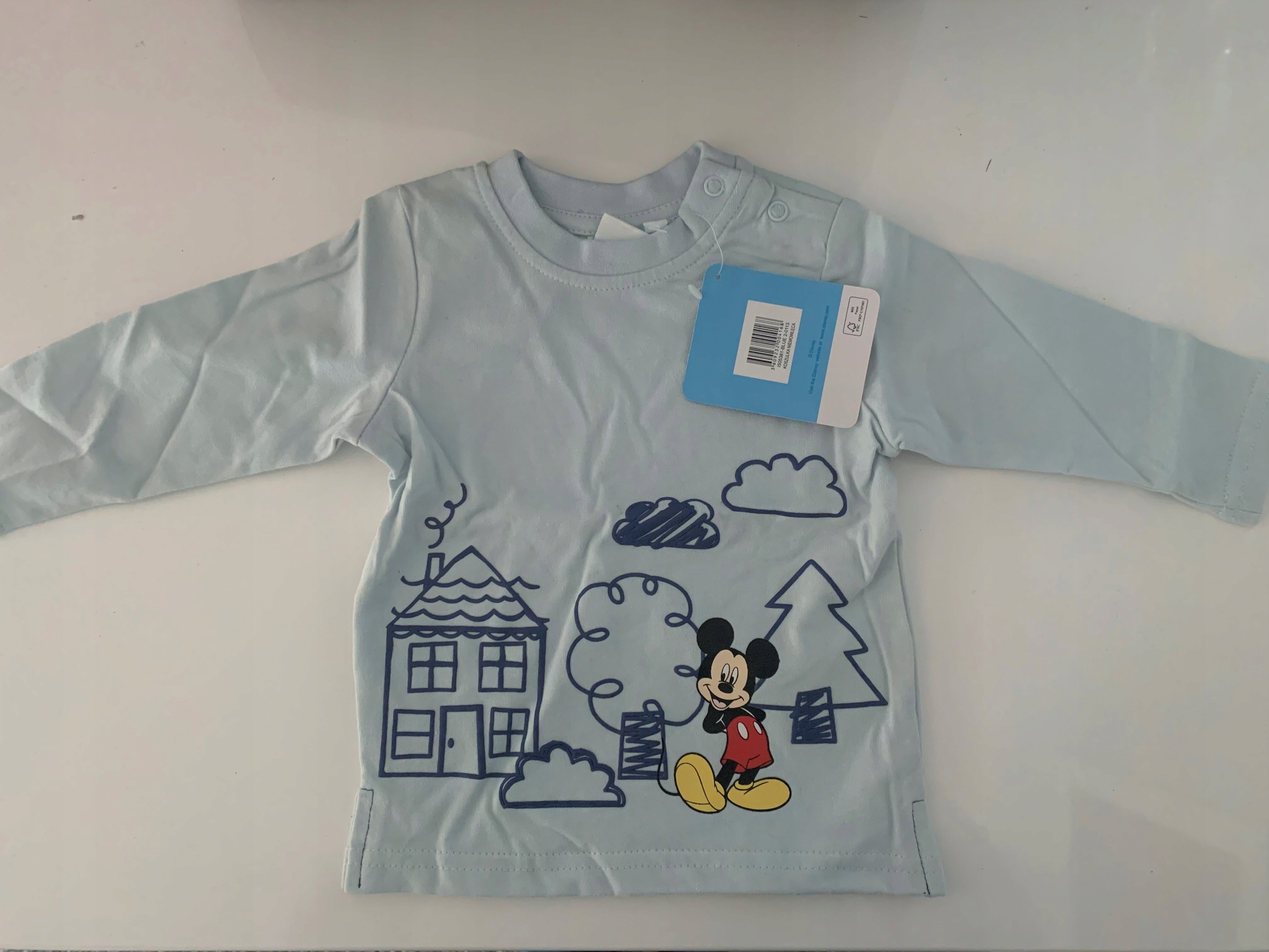 

Disney Myszka koszulka bawełna długi rękaw r.86