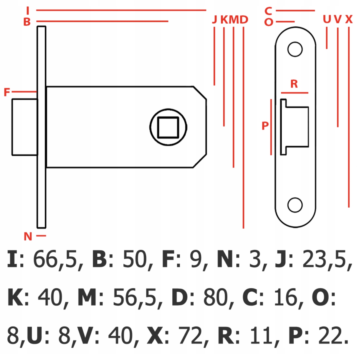 ZAMEK ZAMECZEK OSZCZĘDNOŚCIOWY WPUSZCZANY DO DRZWI Marka JANIA
