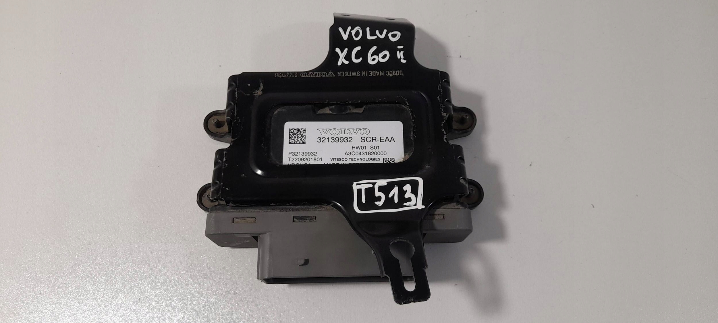 Volvo XC60 II Unité de contrôle AdBlue 32139932 (T513)