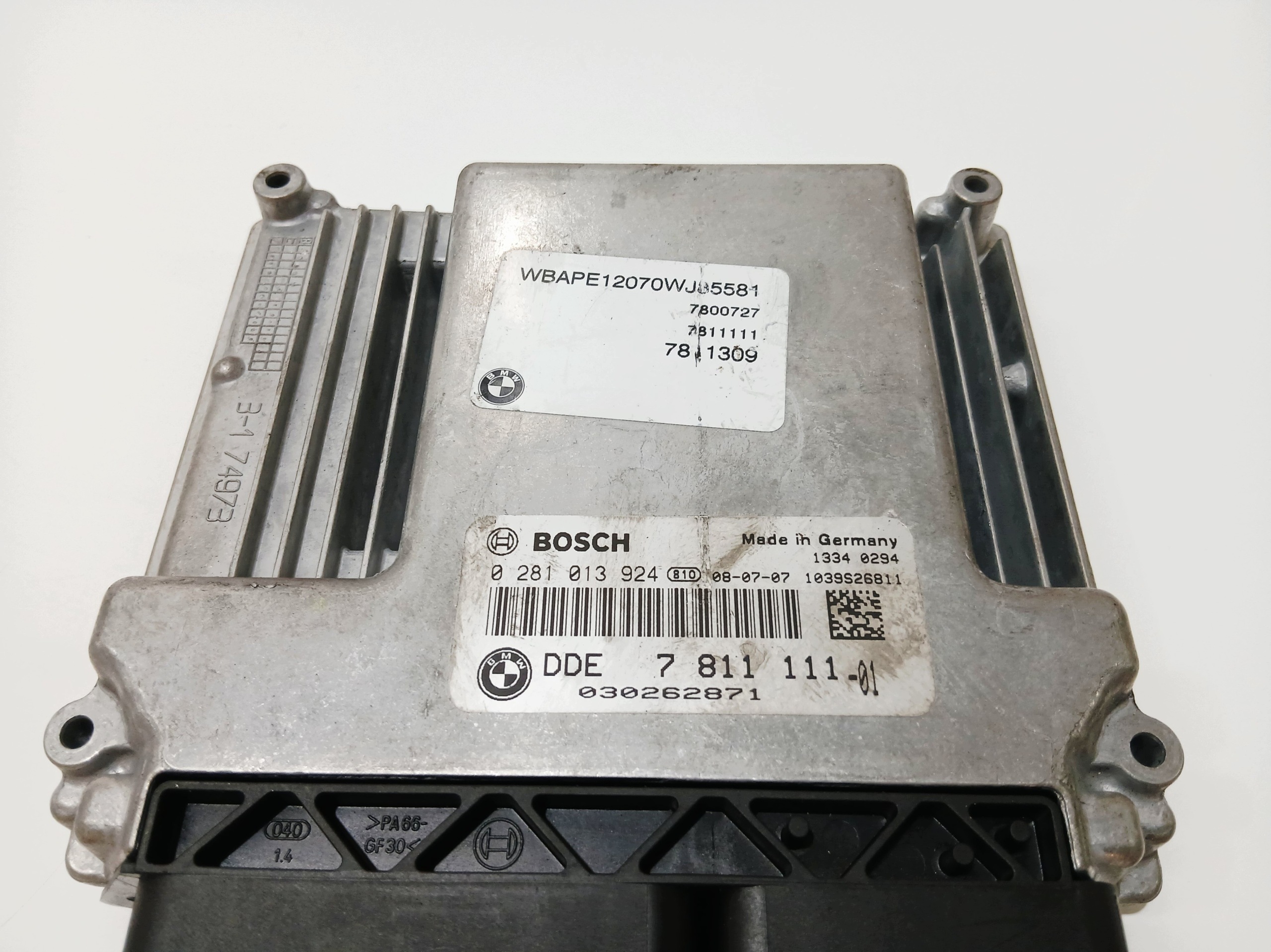 computer control unit of the engine BMW X3 E83 LCI N47 7811111