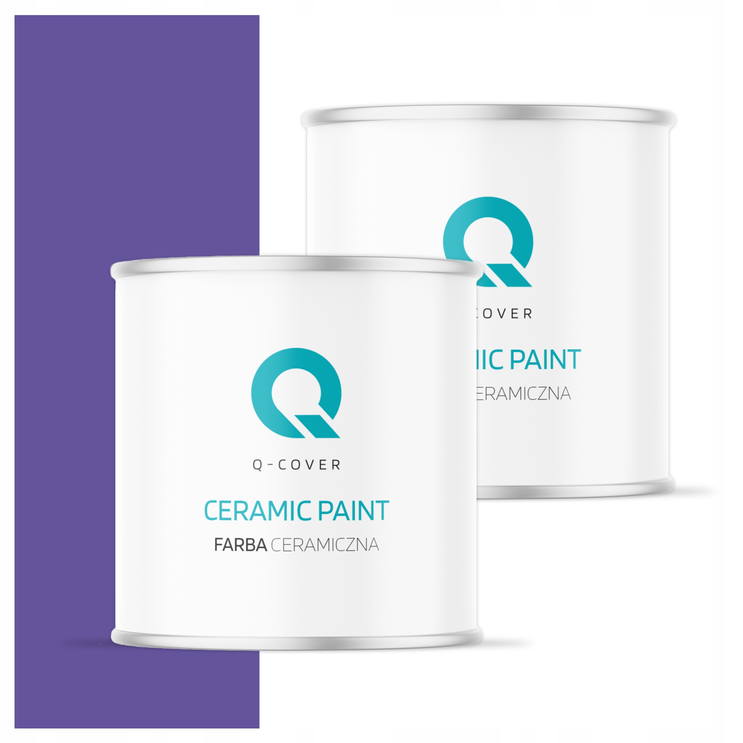 Barva Keramická Omyvatelná interiérová barva 2L Hluboká matná Purpurová barva H2711