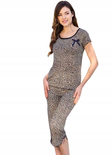 Pyžamo Viskóza Panterka Puntíky Leopard Gepard 3XL