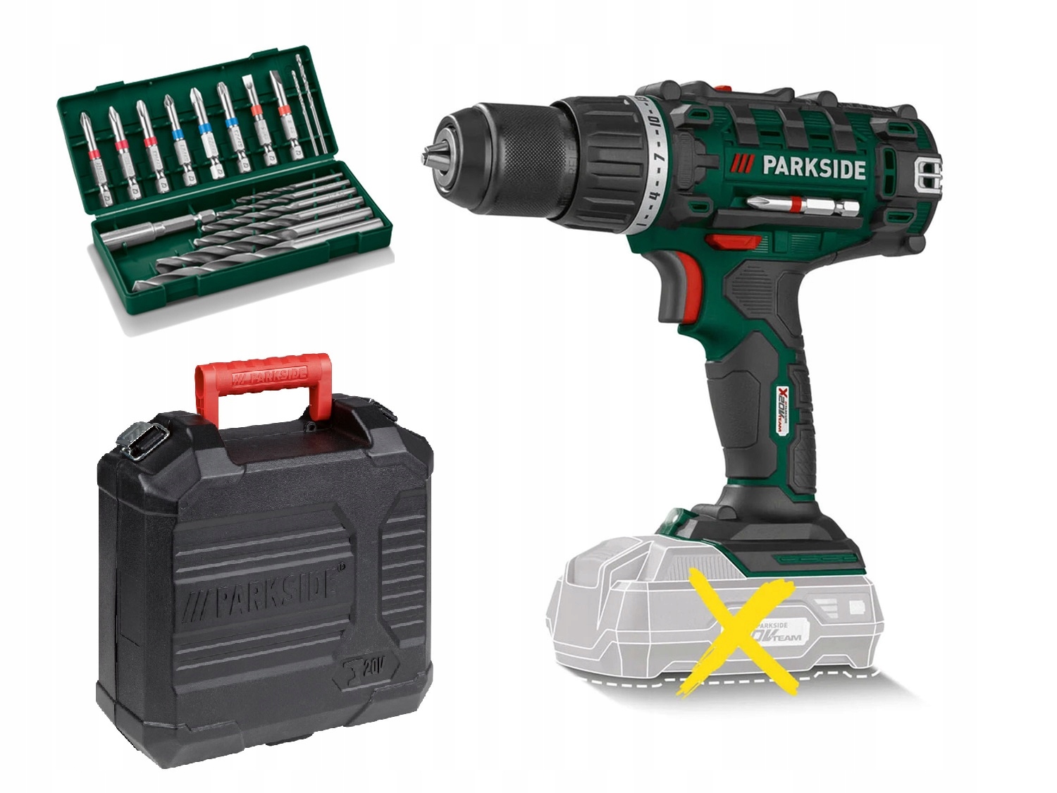 

Nowy Model Wkrętarka Parkside Pabs X 20V Zestaw