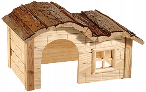 Levně Domeček pro hlodavce se zaoblenou střechou 30x20x20 cm #4710