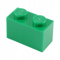 

Lego Klocek 1x2 1szt Zielony 3004 4107736 New
