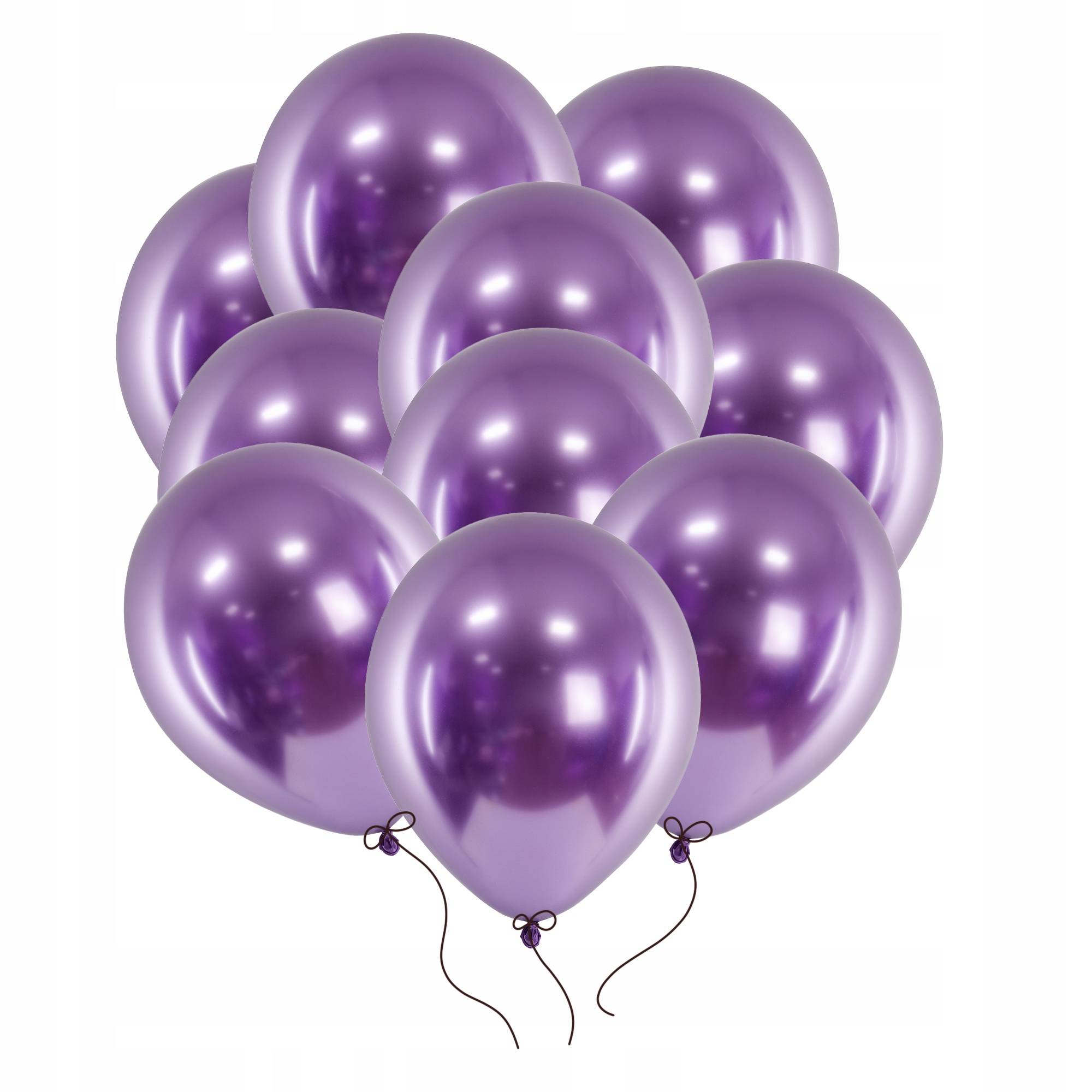 

Balony Chromowane glossy fioletowe 30 cm 10 sztuk