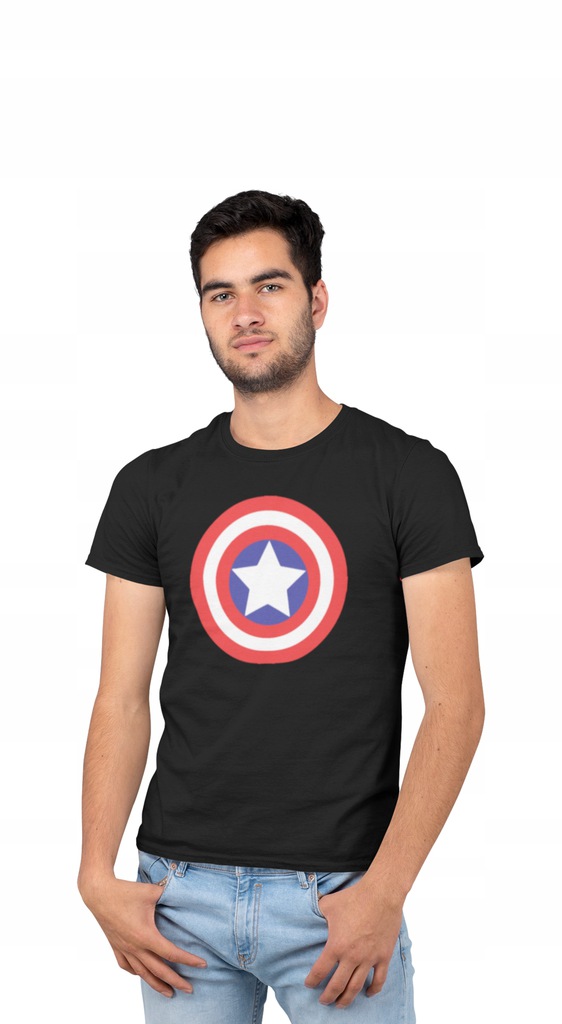 

T-shirt Koszulka Męska Kapitan Ameryka Gwiazda