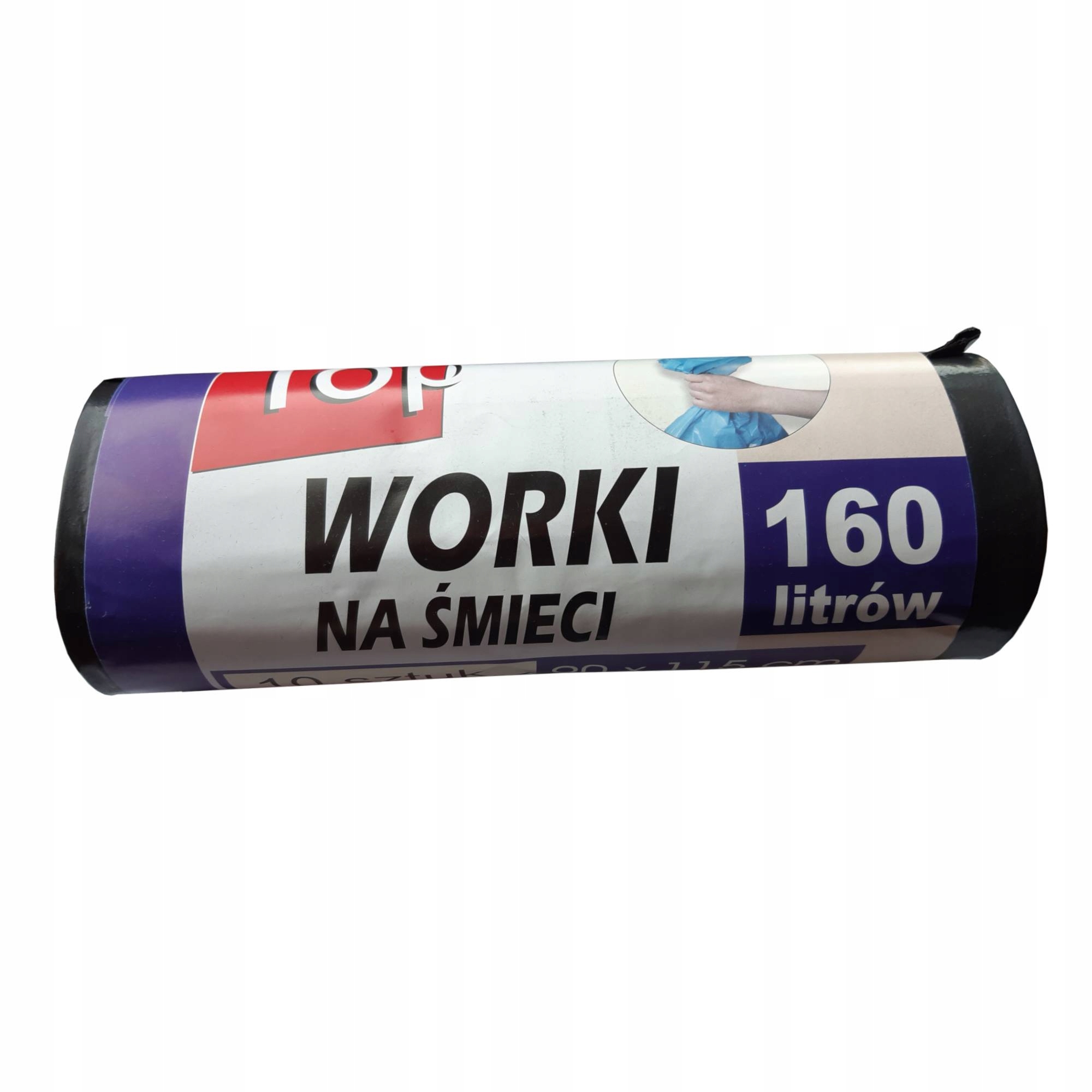 

Worki Na Śmieci Do Kosza Mocne Grube 160L 10 Szt