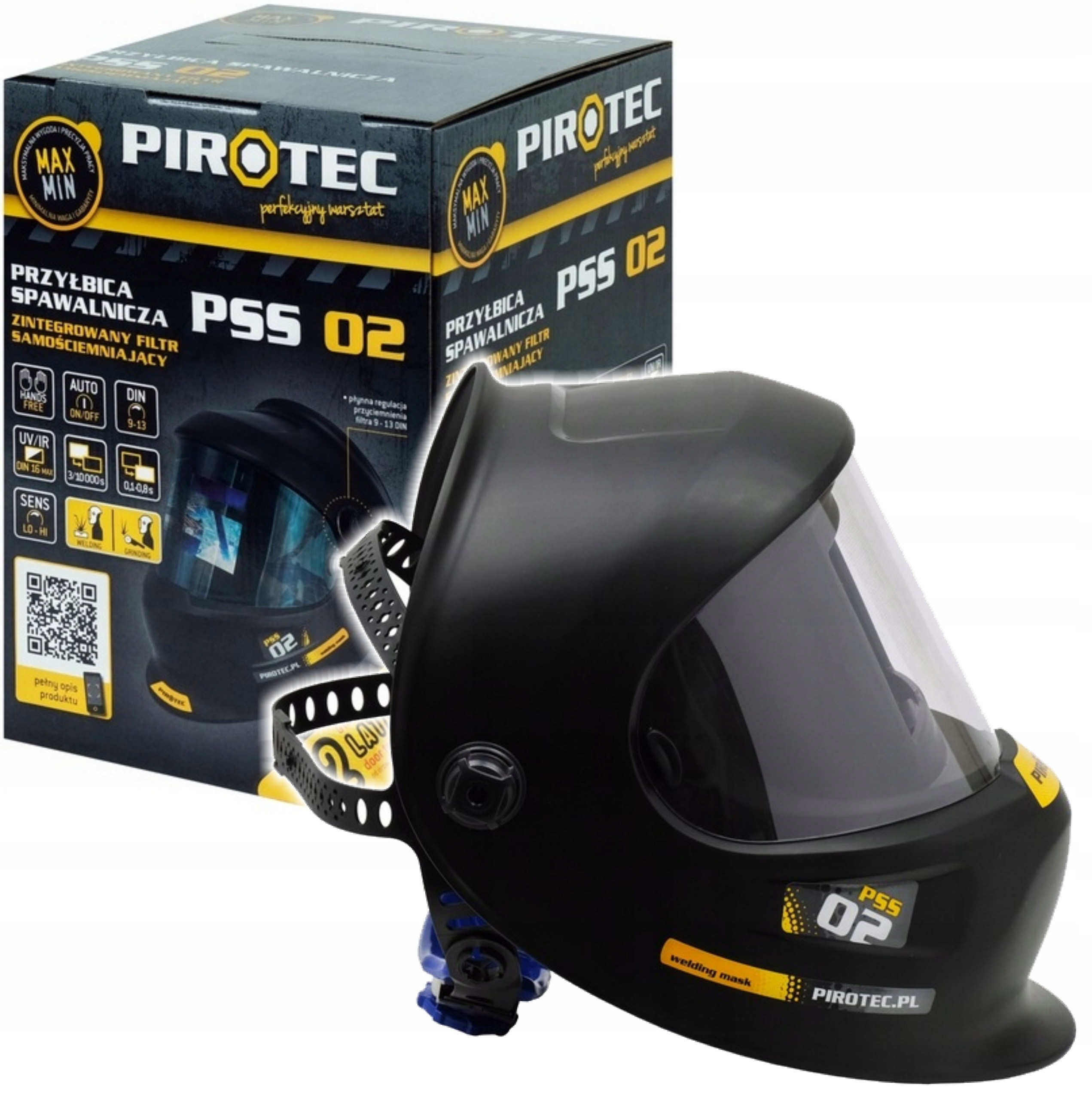 Real-vision przyłbica spawalnicza PSS02 True Color maska automatyczna