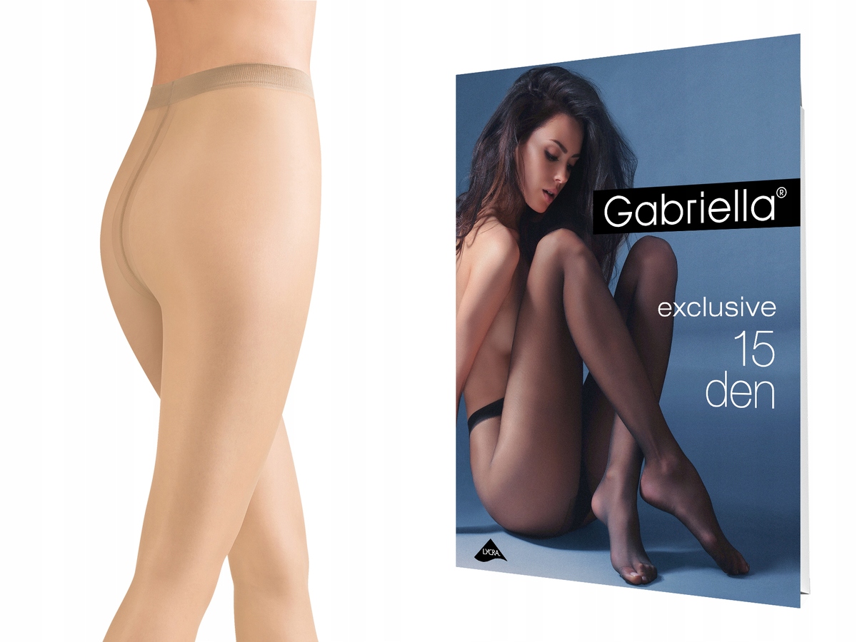 

Rajstopy Gabriella Exclusive 15 den Sable 3