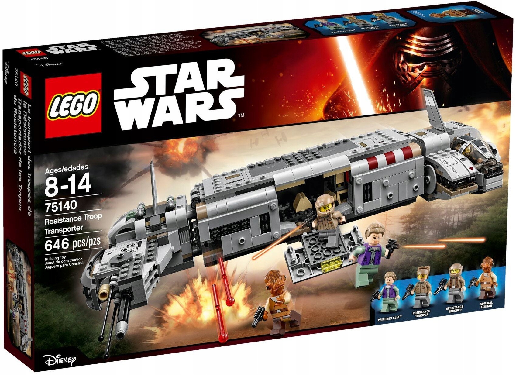 Lego Star Wars 75140 Transport Odboje Nové