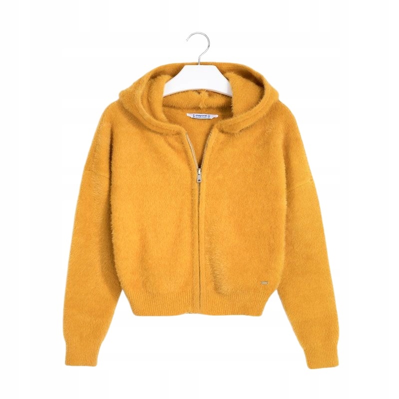 Bluza sweter alpaka zapinana z kapturem dziewczęca Mayoral 7338-16 r. 167