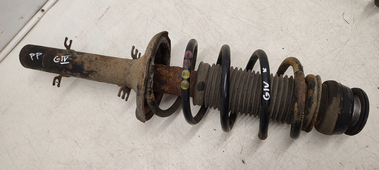 shock absorber spring front VW Golf IV 1,6 FSI