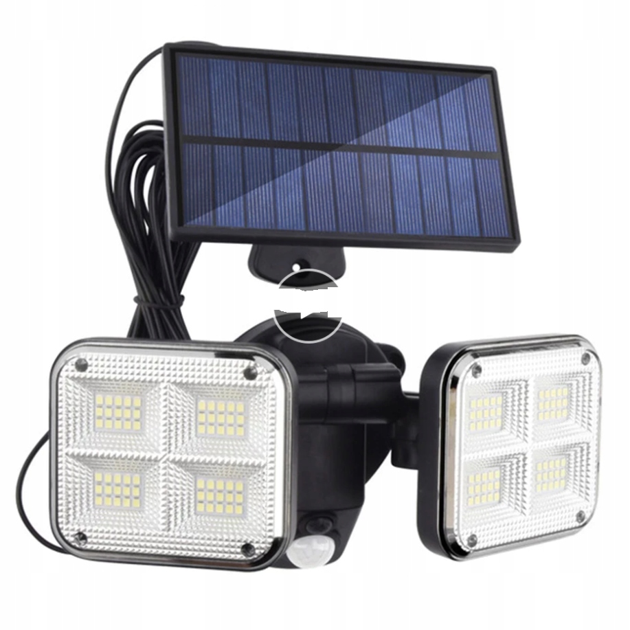 LAMPA SOLARNA CZUJNIK RUCHU ZMIERZCHU 2 REFLEKTORY ZEWNĘTRZNA OSOBNY SOLAR Stopień ochrony IP IP65